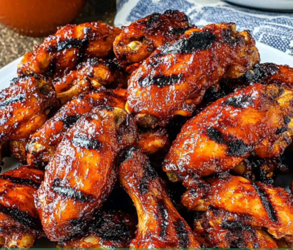 Grilled BBQ Chicken Wings