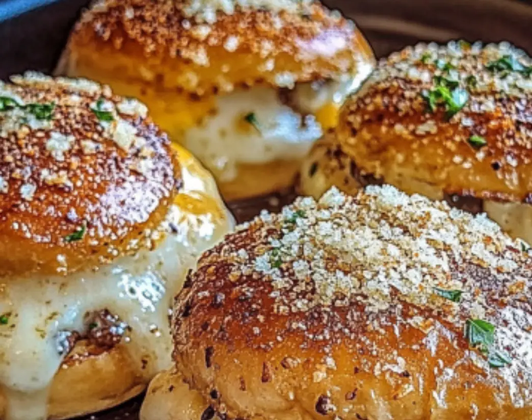 Cheesy Garlic Butter Sliders