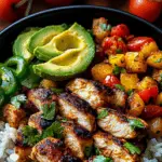 Honey Chipotle Chicken Rice Bowl