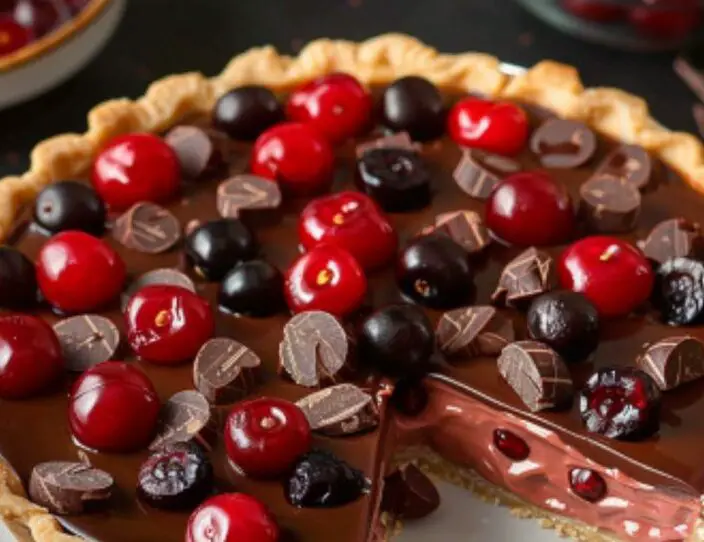 Chocolate Cherry Tart