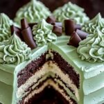 Mint Chocolate Layer Cake 3 Mint Chocolate Layer Cake