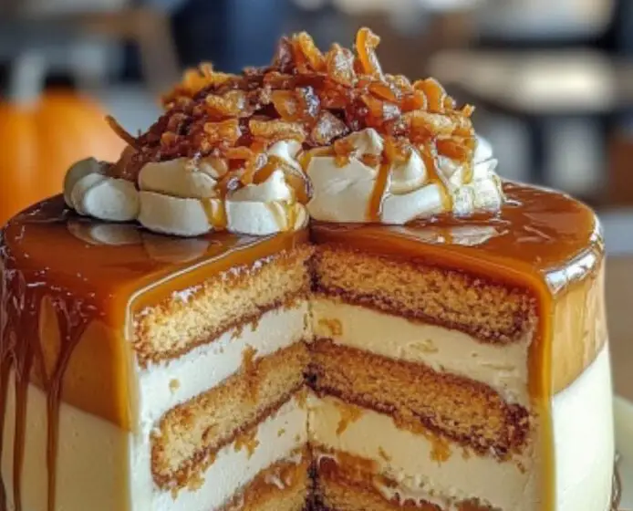 Salted Caramel Layer Cake