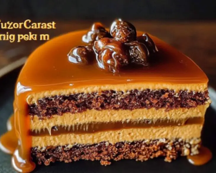 Salted Caramel Mocha Layer Cake