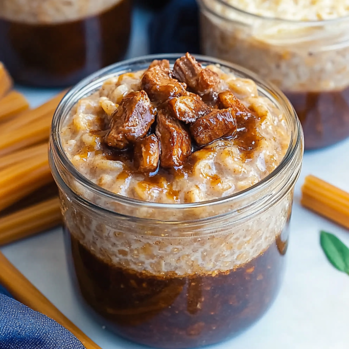 STIKY CINNAMON RICE PUDDING