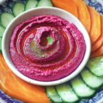 Beet Hummus with Fresh Veggies 3 Beet Hummus with Fresh Veggies