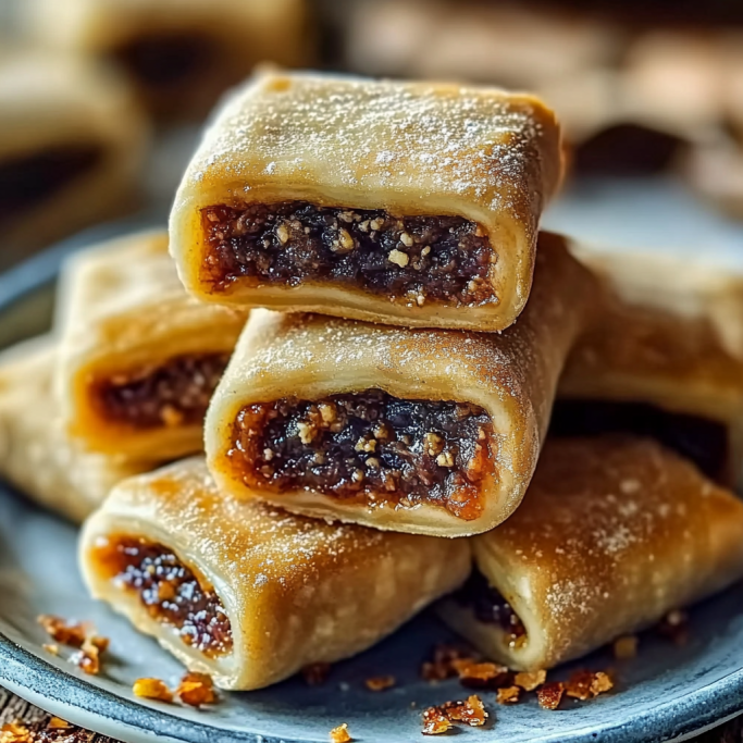 Golden Fig and Walnut Rolls