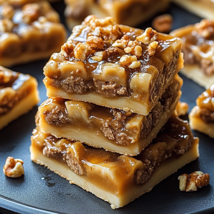 Nutty Caramel Bars