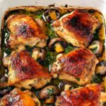 Garlic Herb Baked Chicken Thighs 3 Garlic Herb Baked Chicken Thighs