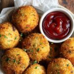 Crispy Potato Croquettes with Mushroom Filling 3 Crispy Potato Croquettes with Mushroom Filling