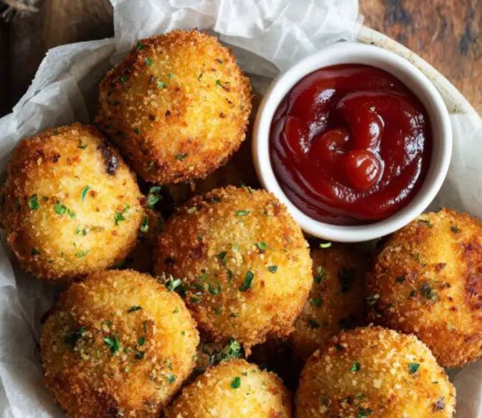 Crispy Potato Croquettes with Mushroom Filling
