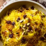 Persian Saffron Rice with Barberries & Pistachios (Zereshk Polo) 3 Persian Saffron Rice with Barberries & Pistachios (Zereshk Polo)