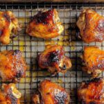 Sticky Honey Baked Chicken Thighs