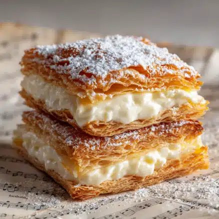 Classic Vanilla Custard Mille‑Feuille