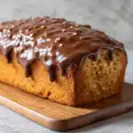 Golden Vanilla Loaf with Crunchy Chocolate Hazelnut Glaze 3 Golden Vanilla Loaf with Crunchy Chocolate Hazelnut Glaze
