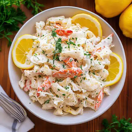 Creamy Crab and Lemon Dill Salad
