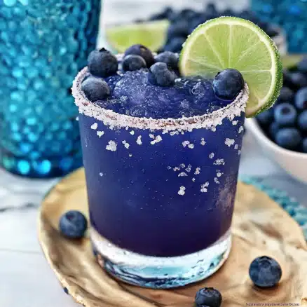 Frozen Blueberry Lime Margarita