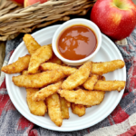 Air Fryer Apple Fries with Caramel Dip 3 Air Fryer Apple Fries with Caramel Dip