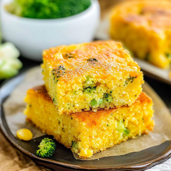 Cheesy Broccoli Cornbread