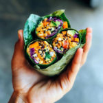 Rainbow Veggie Collard Wraps 3 Rainbow Veggie Collard Wraps