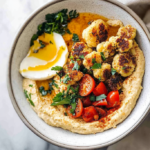 Mediterranean Hummus Bowl with Roasted Cauliflower 3 Mediterranean Hummus Bowl with Roasted Cauliflower