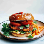 Spicy Chickpea Veggie Burger 3 Spicy Chickpea Veggie Burger