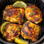 Juicy Air Fryer Chicken Thighs with Garlic Herb Rub 3 Juicy Air Fryer Chicken Thighs with Garlic Herb Rub