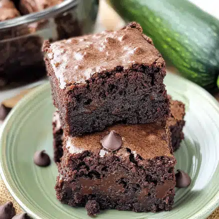 Fudgy Zucchini Brownies