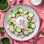 Refreshing Cucumber Radish Salad with Herbed Yogurt 3 Refreshing Cucumber Radish Salad with Herbed Yogurt