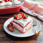 Strawberry Icebox Cake with Whipped Topping 3 Strawberry Icebox Cake with Whipped Topping