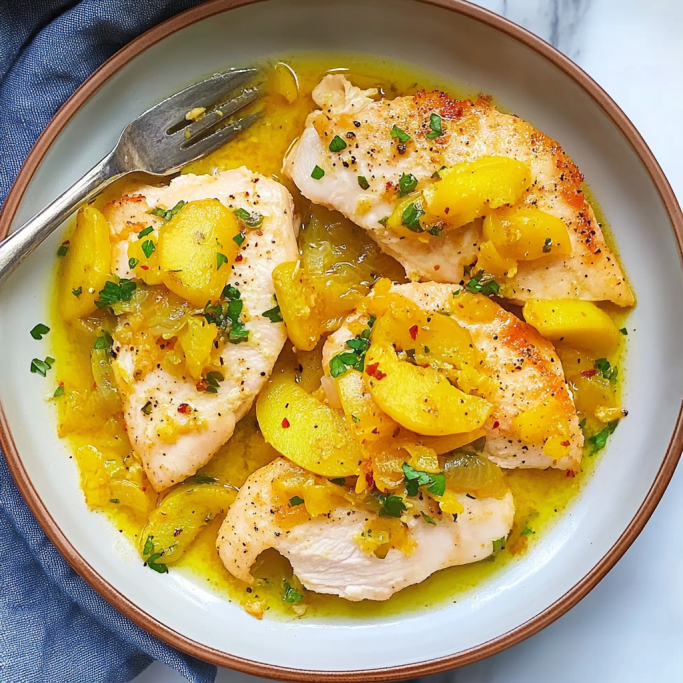 Peach Chicken Skillet