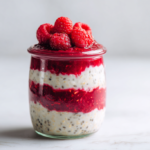 Raspberry Chia Overnight Oats Parfait 3 Raspberry Chia Overnight Oats Parfait