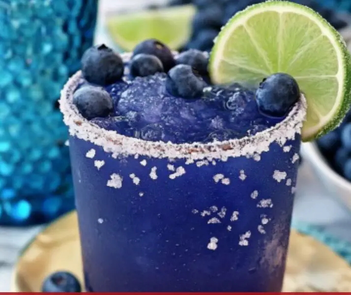 Frozen Blueberry Lime Margarita
