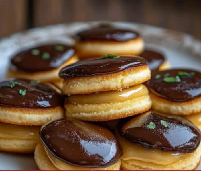 Chocolate Ganache and Caramel Sandwich