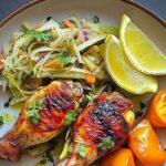 Honey Glazed Drumsticks & Veggies