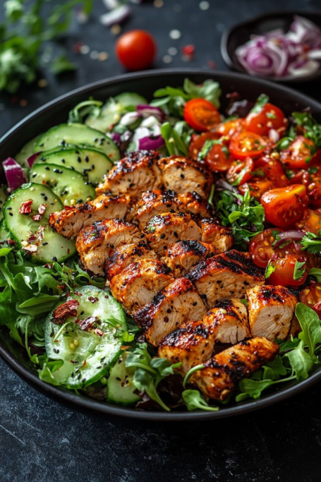 Grilled Chicken Salad Bowl