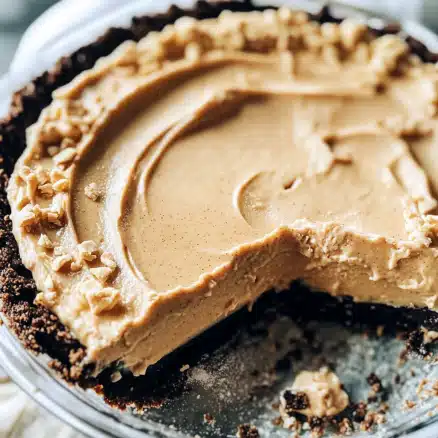 Creamy Peanut Butter Pie with Chocolate Crust