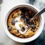 Deep Dish Chocolate Chip Cookie with Ice Cream