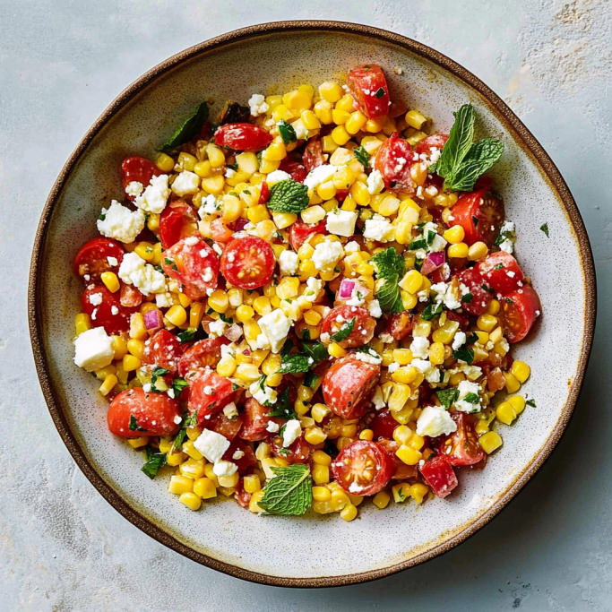 Summer Corn, Tomato, and Feta Salad