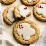 Maple Glazed Soft Ginger Cookies