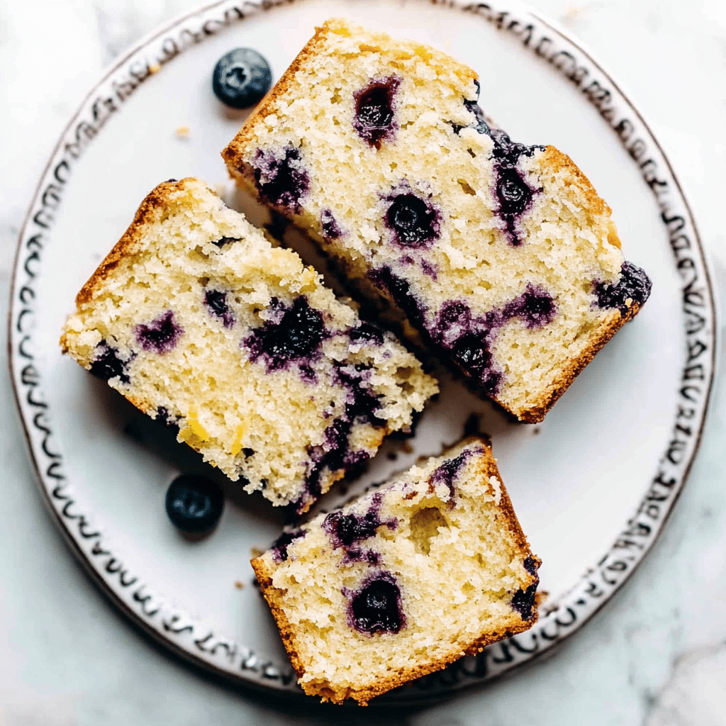 Lemon Blueberry Loaf Cake