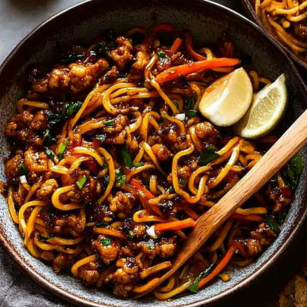 Spicy Chicken Chow Mein