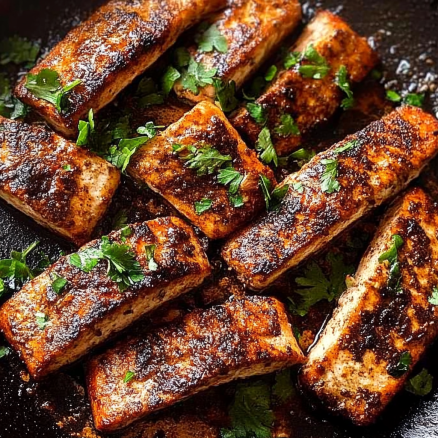 Pan-Seared Cajun Salmon Fillets
