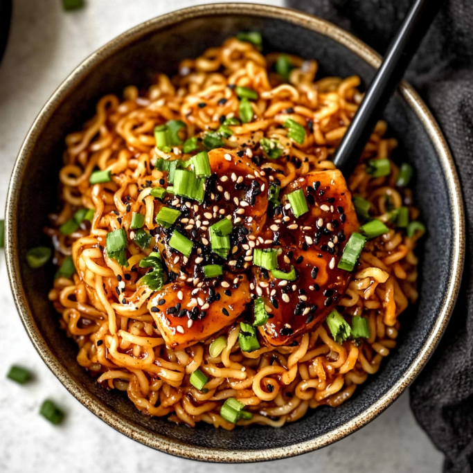 Spicy Sesame Chicken Ramen