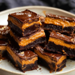 Chocolate Peanut Butter Fudge Bars 3 Chocolate Peanut Butter Fudge Bars