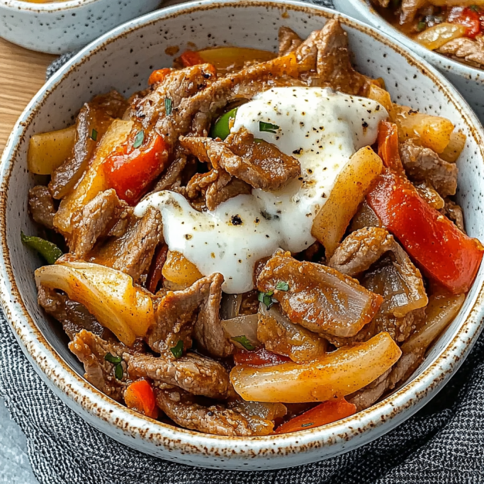 Steak and Bell Pepper Stir-Fry