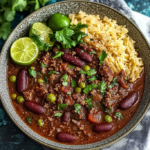 Chili and Rice Bowl