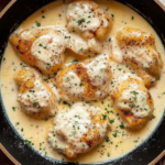 Creamy Garlic Parmesan Chicken Thighs 3 Creamy Garlic Parmesan Chicken Thighs