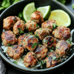 Meatballs and Rice Bowl