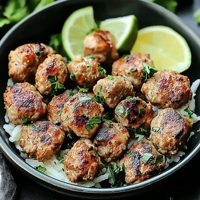 Meatballs and Rice Bowl