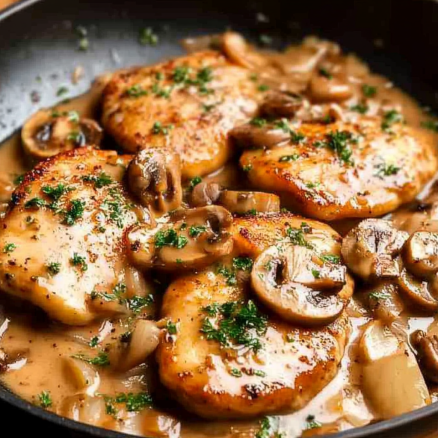 Chicken Marsala with Mushrooms